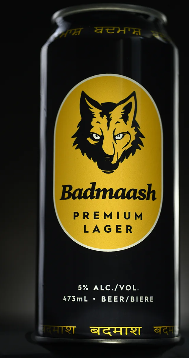Badmaash Premium Lager can